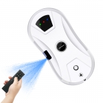 Liectroux YW610 Cam Silme Robotu, Ultrasonik Su Püskürtme, Ultra İnce Cam Temizleme Robotu, Ev Tipi Cam Sileceği, Kuru ve Islak Silme, Yapay Zekâ Güzergahı, Uzaktan Kumanda, 35ML Su Tankı, Elektrik Kesintisine Karşı UPS Koruması, Güçlü Güvenlik Halatı