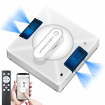 Liectroux YW509 Cam Silme Robotu, 4 Yönlü Su Püskürtme, Ev Tipi Cam, Zemin, Duvar ve Fayans Temizleme Robotu, Pencereler için Robot Süpürge, Akıllı Navigasyon, Çoklu Güvenlik Sistemi, Çerçevesiz Yüzeylerde Çalışma, Uzaktan Kumanda ve Uygulama Desteği, Sesli Uyarılar